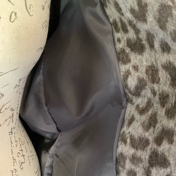 NEW Old Navy Cheetah Print Funnel Neck Coat - Picture 8 of 9